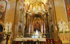 チェコ　ベレフラッドの教会