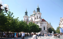 チェコ　聖ミクラシュ教会