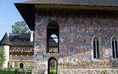 ルーマニア　ブコヴィナのスチェヴィツァ修道院の聖堂